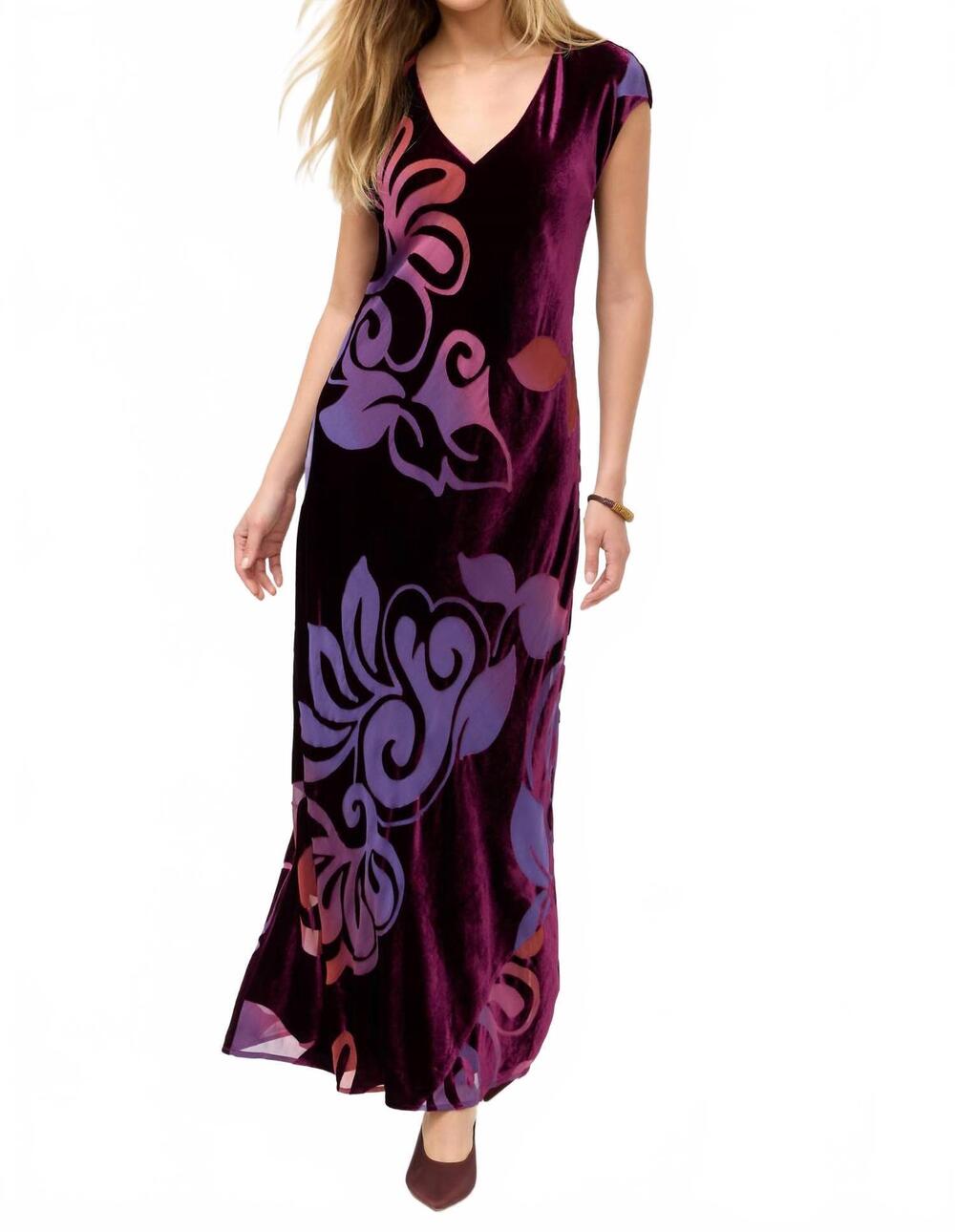 NEW JOHNNY WAS toto bias maxi dress in kosmic dream